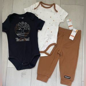 NWT Timberland Baby Onesie Pant Set